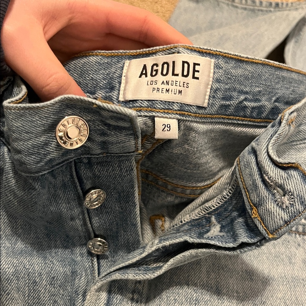 AGOLDE Riley High Rise Straight Crop Jean 29 - Picture 5 of 5